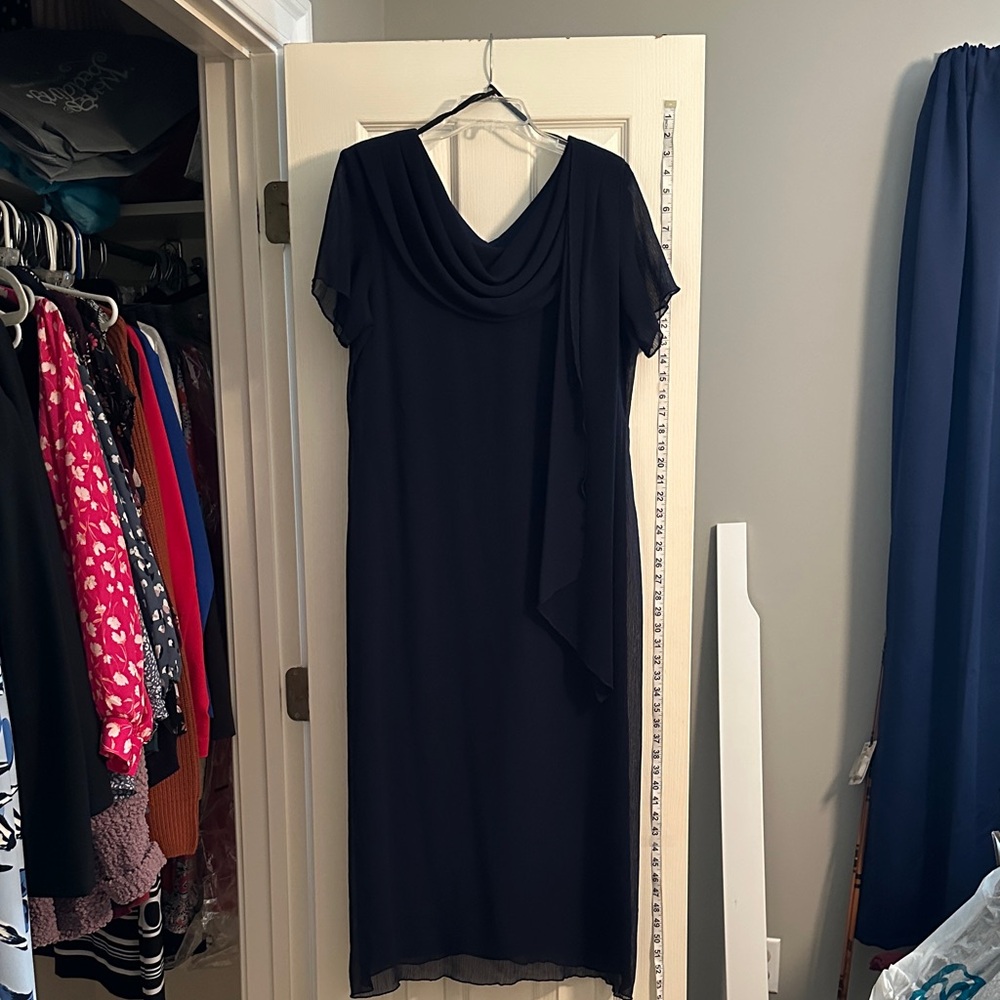 Chic Navy Maxi Dress